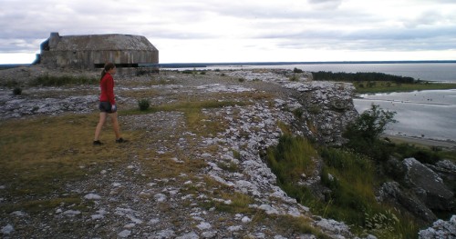 En kvarglömd bunker ute på Grogarnsberget
